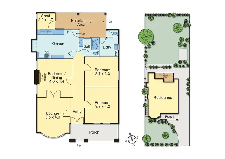 Floorplan of Homely house listing, 108 Normanby Avenue, Thornbury VIC 3071
