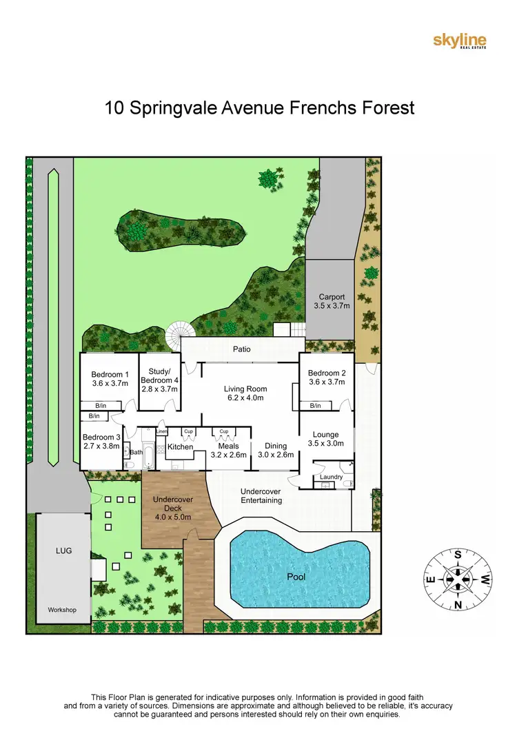 Floorplan of Homely house listing, 10 Springvale Avenue, Frenchs Forest NSW 2086