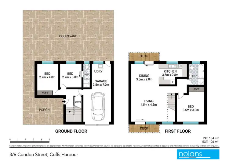 Floorplan of Homely townhouse listing, 3/6 Condon Street, Coffs Harbour NSW 2450