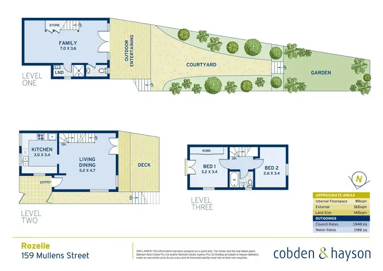 Floorplan of Homely house listing, 159 Mullens Street, Rozelle NSW 2039
