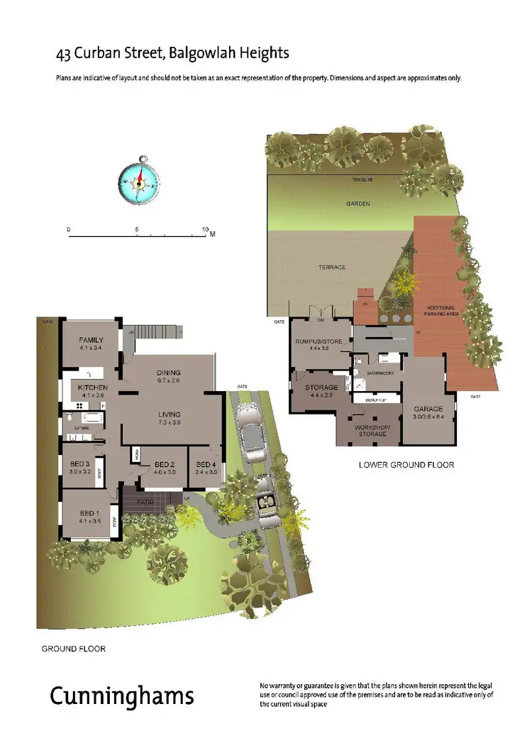 Floorplan of Homely house listing, 43 Curban Street, Balgowlah Heights NSW 2093