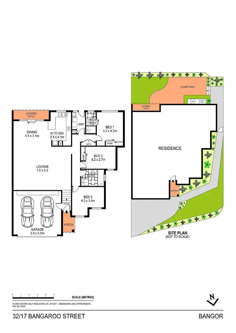 Floorplan of Homely villa listing, 32/17-33 Bangaroo Street, Bangor NSW 2234