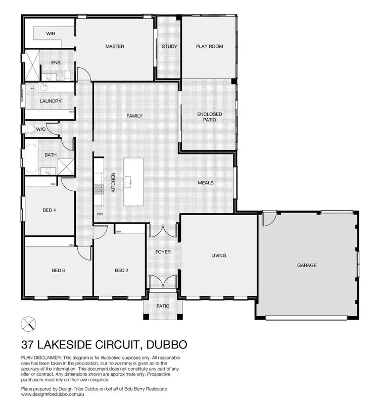 Floorplan of Homely house listing, 37 Lakeside Circuit, Dubbo NSW 2830