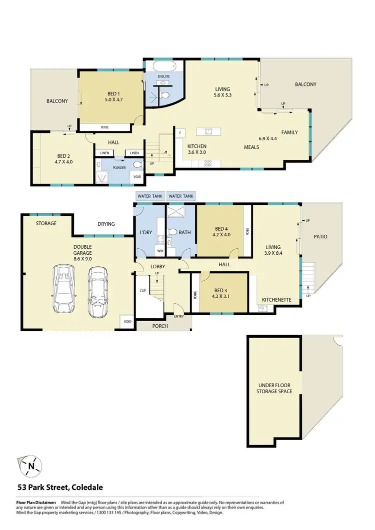 Floorplan of Homely house listing, 53 Park Street, Coledale NSW 2515