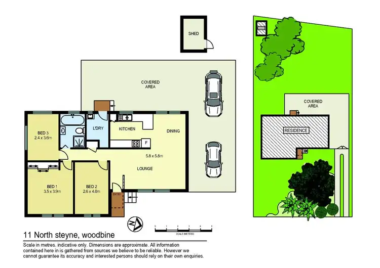 Floorplan of Homely house listing, 11 North Steyne Road, Woodbine NSW 2560