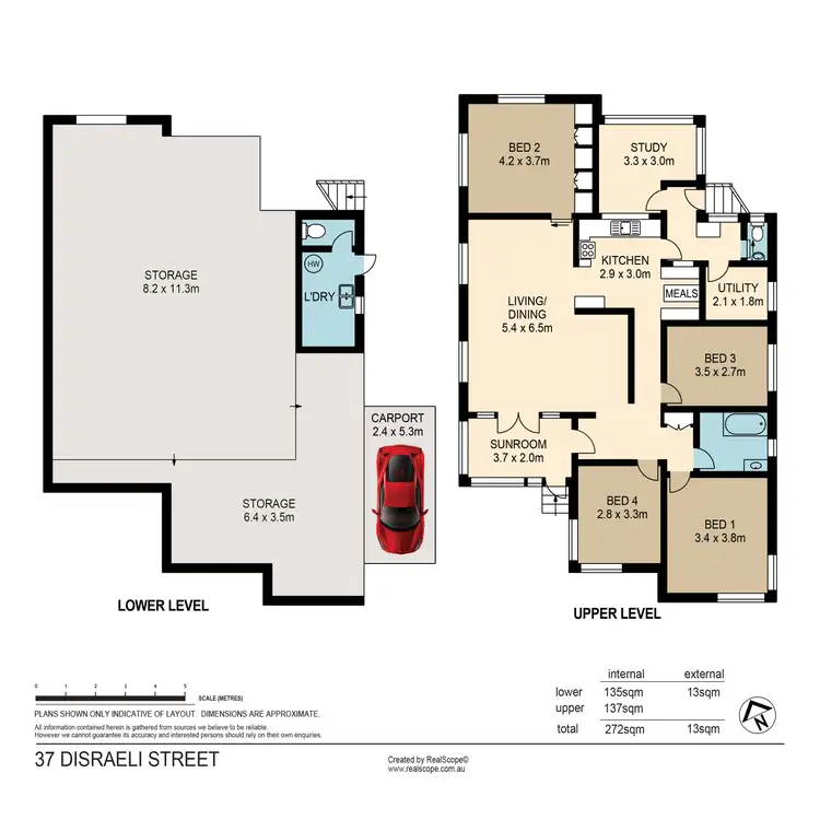 Floorplan of Homely house listing, 37 Disraeli Street, Indooroopilly QLD 4068