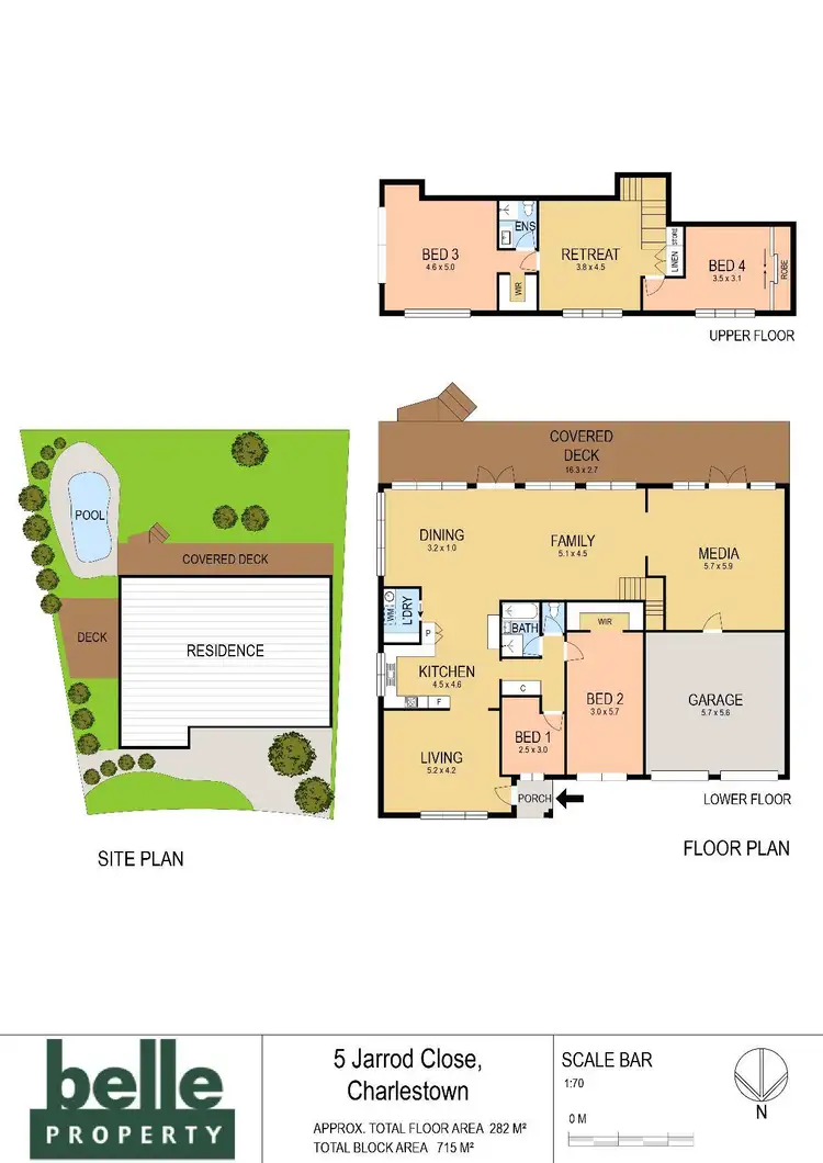 Floorplan of Homely house listing, 5 Jarrod Close, Charlestown NSW 2290