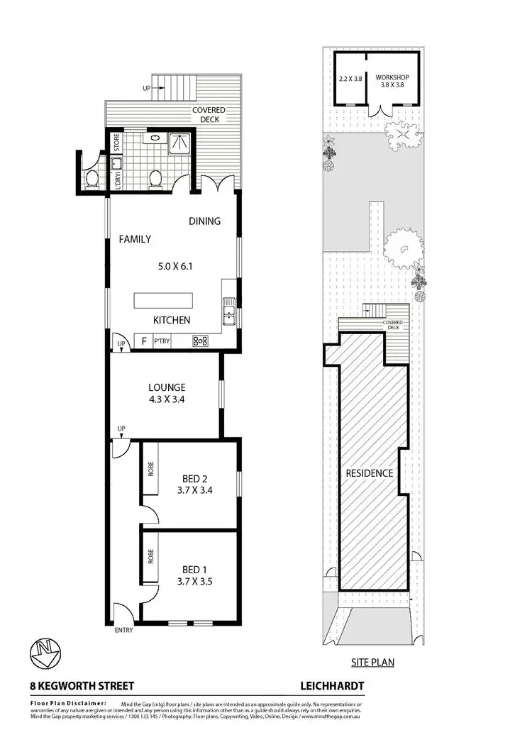 Floorplan of Homely house listing, 8 Kegworth Street, Leichhardt NSW 2040