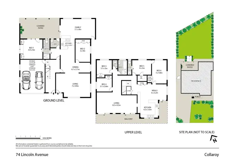 Floorplan of Homely house listing, 74 & 74A Lincoln Avenue, Collaroy NSW 2097