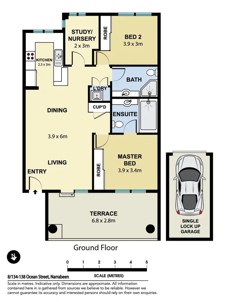 Floorplan of Homely apartment listing, 8/134-138 Ocean Street, Narrabeen NSW 2101