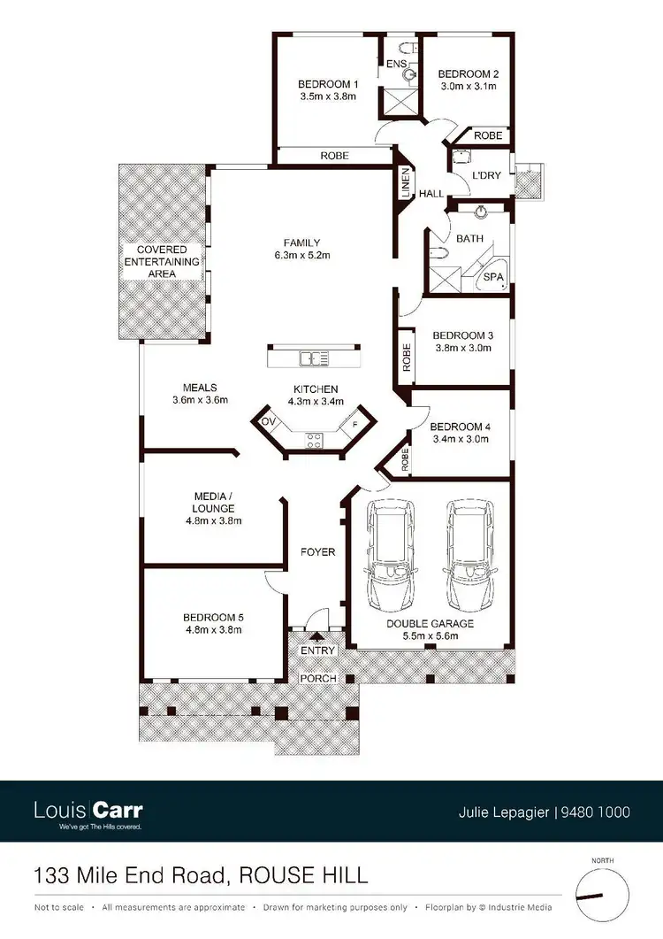 Floorplan of Homely house listing, 133 Mile End Road, Rouse Hill NSW 2155