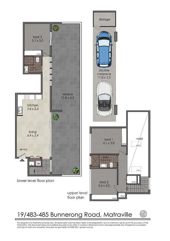 Floorplan of Homely apartment listing, 19/483-485 Bunnerong Road, Matraville NSW 2036