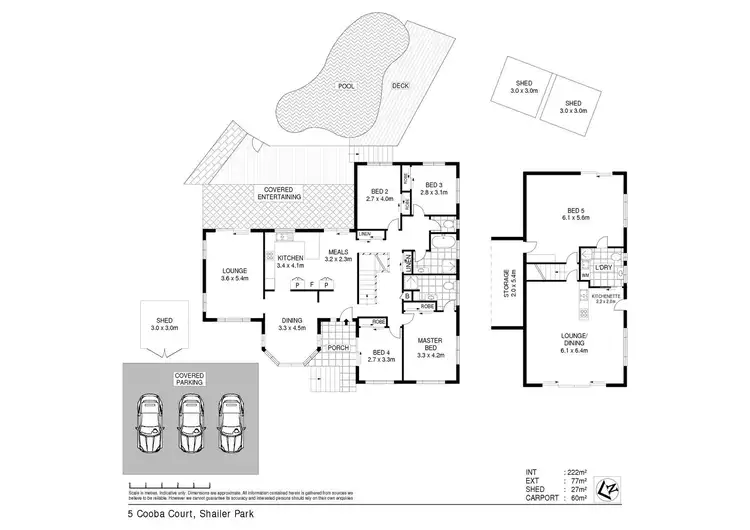Floorplan of Homely house listing, 5 Cooba Court, Shailer Park QLD 4128