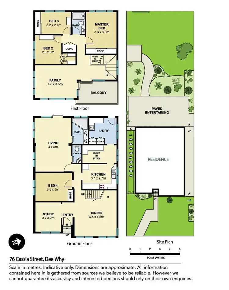 Floorplan of Homely house listing, 76 Cassia Street, Dee Why NSW 2099