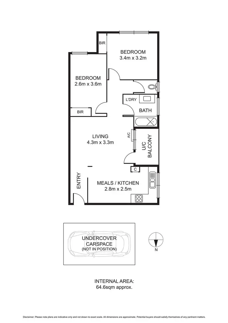 Floorplan of Homely unit listing, 6/50-66 Reynard Street, Coburg VIC 3058