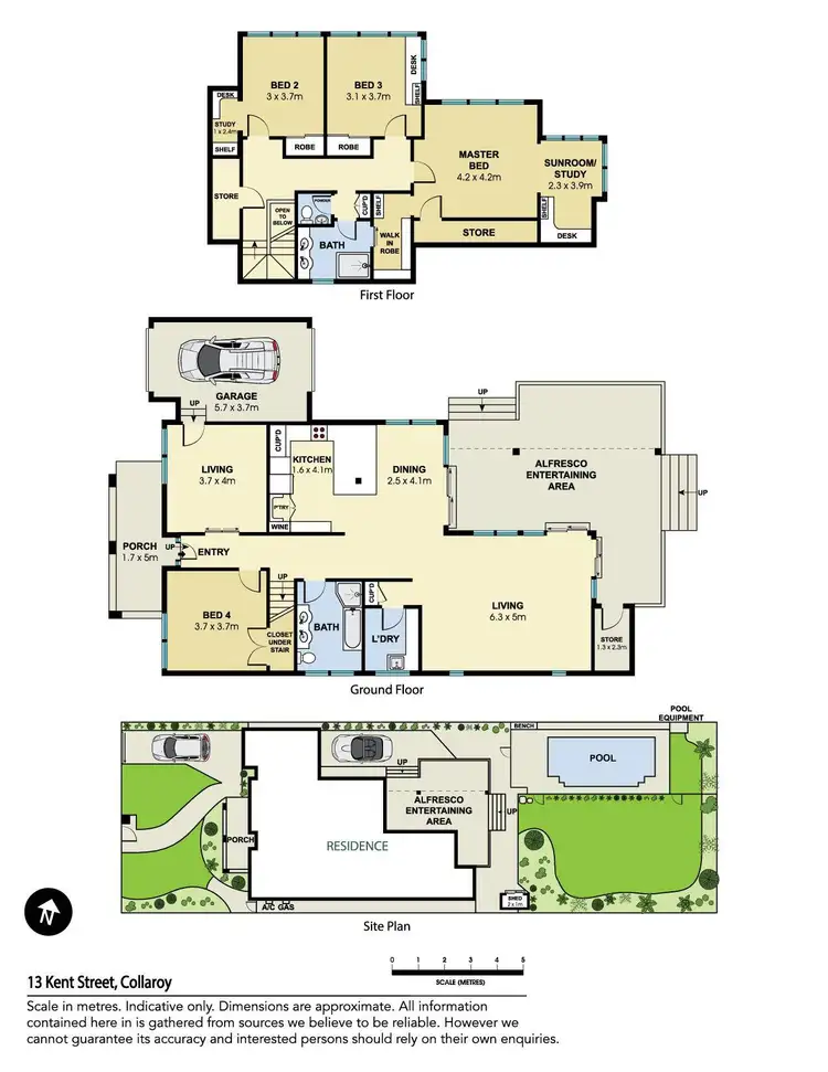 Floorplan of Homely house listing, 13 Kent Street, Collaroy NSW 2097