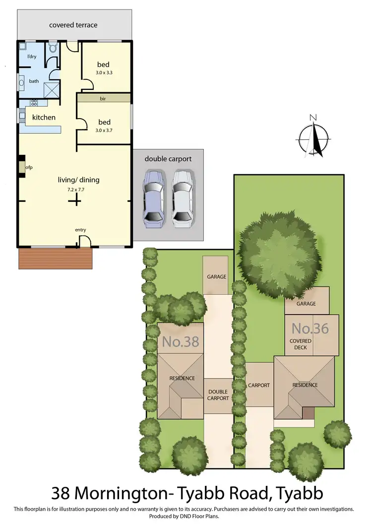 Floorplan of Homely house listing, 38 Mornington-Tyabb Road, Tyabb VIC 3913