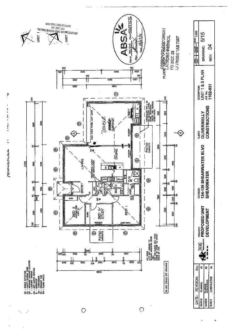 Floorplan of Homely villa listing, 5/134-136 Shearwater Boulevard, Shearwater TAS 7307