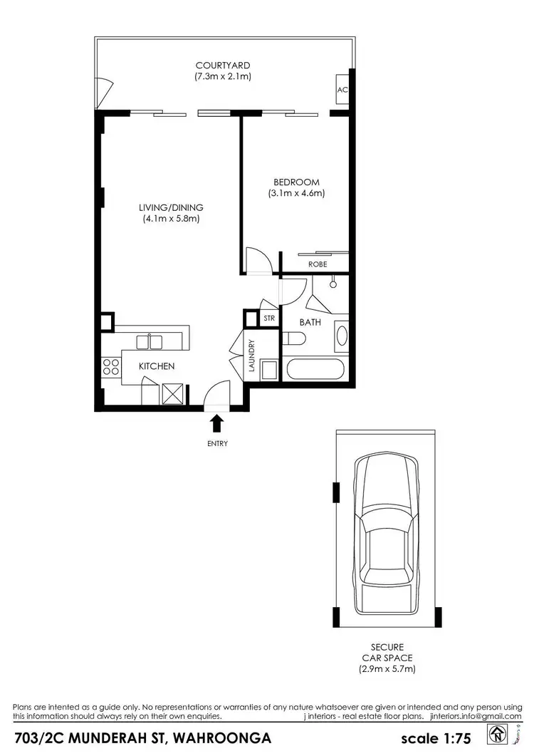 Floorplan of Homely apartment listing, 703/2C Munderah Street, Wahroonga NSW 2076