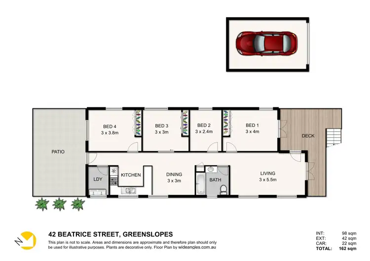 Floorplan of Homely house listing, 42 Beatrice Street, Greenslopes QLD 4120