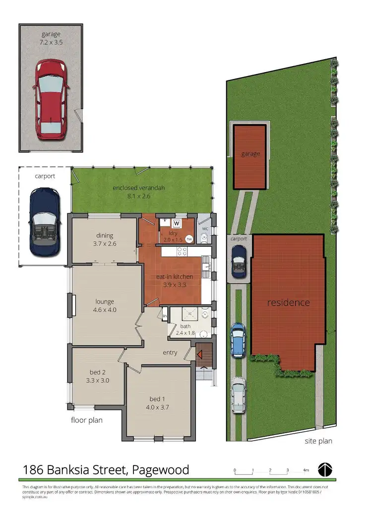 Floorplan of Homely house listing, 186 Banksia Street, Pagewood NSW 2035