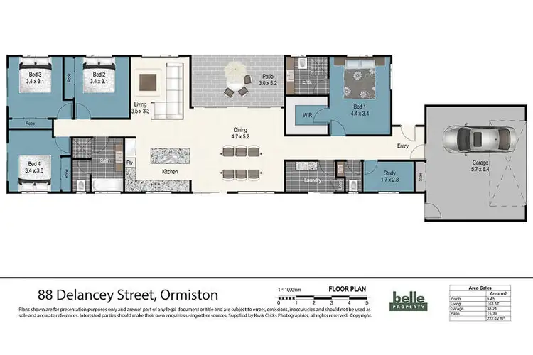 Floorplan of Homely house listing, 88 Delancey Street, Ormiston QLD 4160