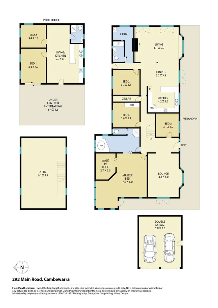 Floorplan of Homely house listing, 292 Main Road, Cambewarra NSW 2540