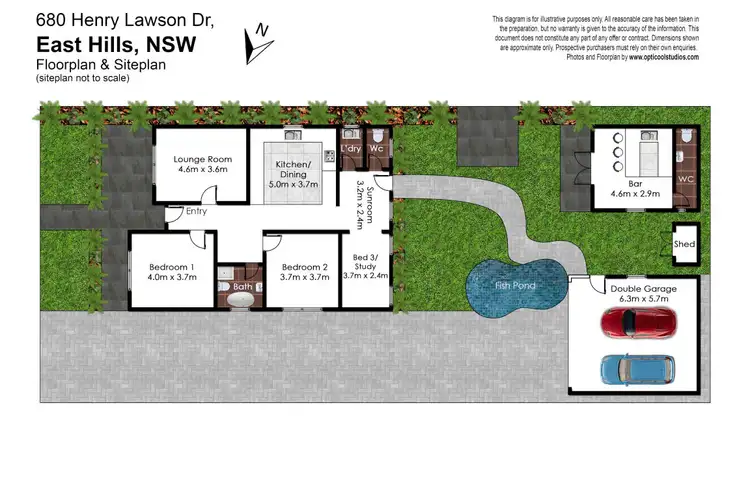 Floorplan of Homely house listing, 680 Henry Lawson Drive, East Hills NSW 2213
