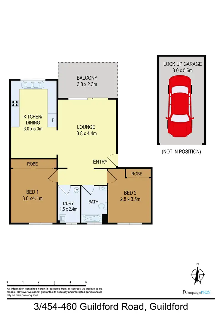 Floorplan of Homely unit listing, 3/454-460 Guildford Road, Guildford NSW 2161