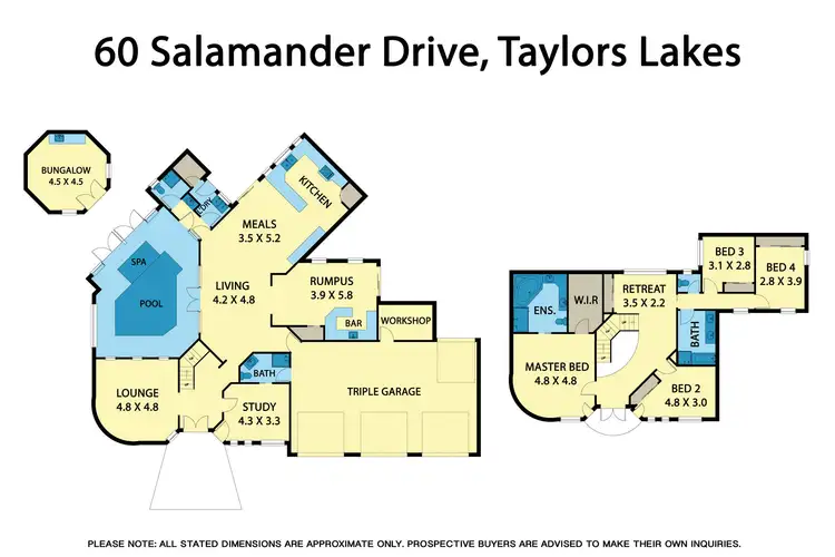 Floorplan of Homely house listing, 60 Salamander Drive, Taylors Lakes VIC 3038