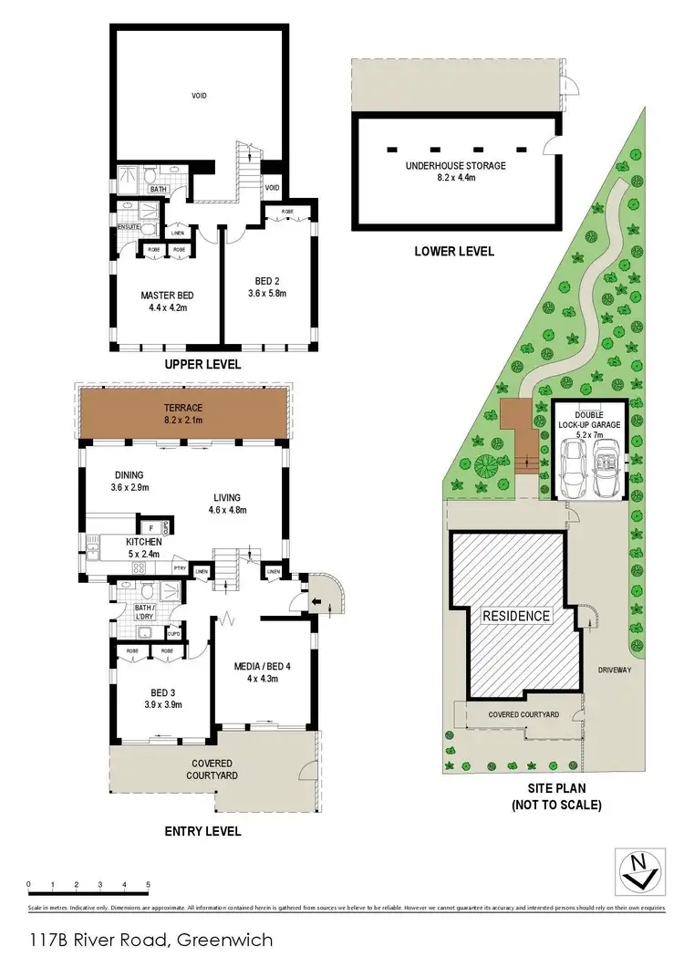 Floorplan of Homely house listing, 117B River Road, Greenwich NSW 2065