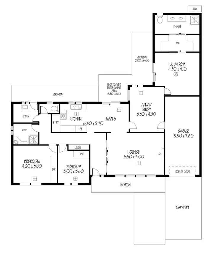 Floorplan of Homely house listing, 18 Von Nida Street, Fairview Park SA 5126
