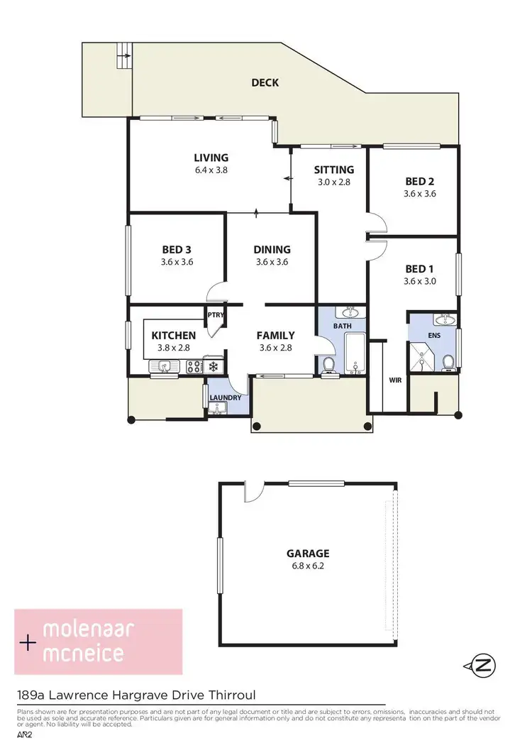Floorplan of Homely house listing, 189A Lawrence Hargrave Drive, Thirroul NSW 2515