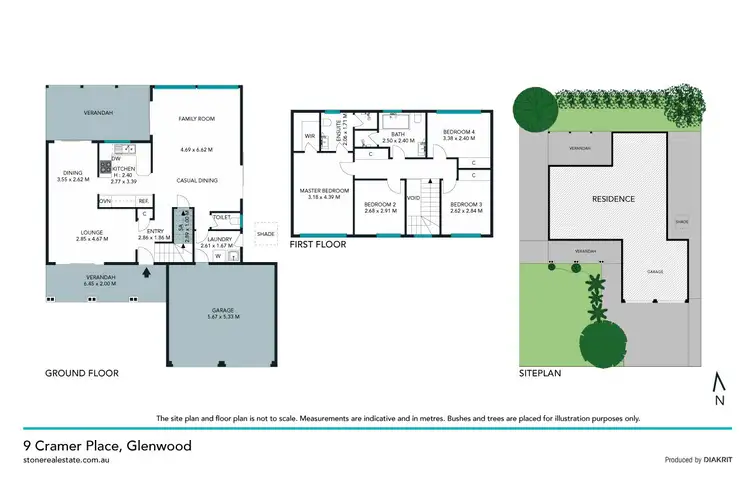 Floorplan of Homely house listing, 9 Cramer Place, Glenwood NSW 2768