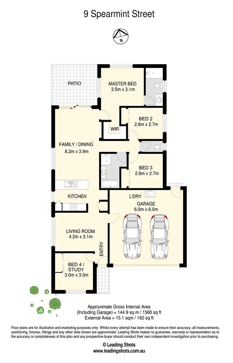 Floorplan of Homely house listing, 9 Spearmint Street, Griffin QLD 4503
