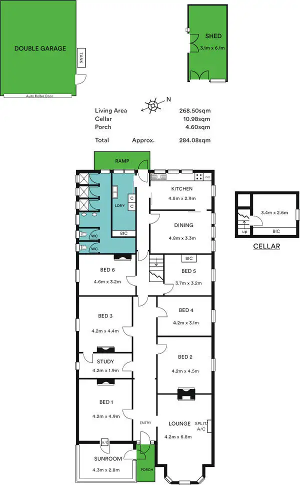 Floorplan of Homely house listing, 13 Fourth Avenue, St Peters SA 5069