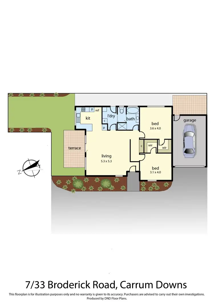 Floorplan of Homely unit listing, 7/33 Broderick Road, Carrum Downs VIC 3201