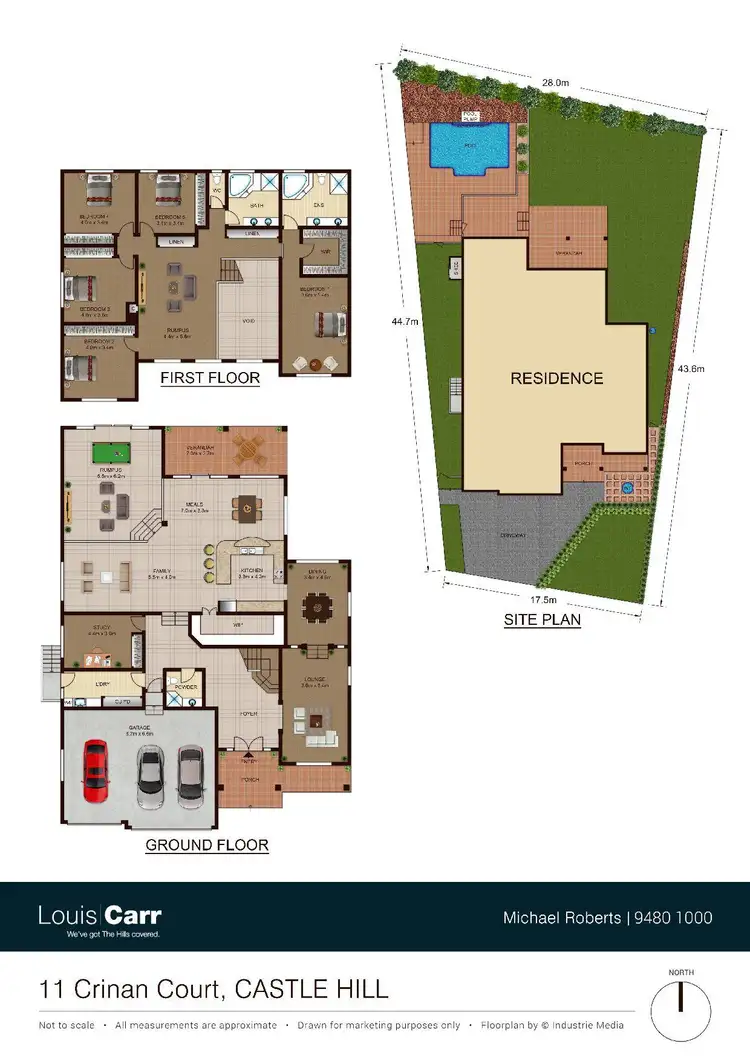 Floorplan of Homely house listing, 11 Crinan Court, Castle Hill NSW 2154