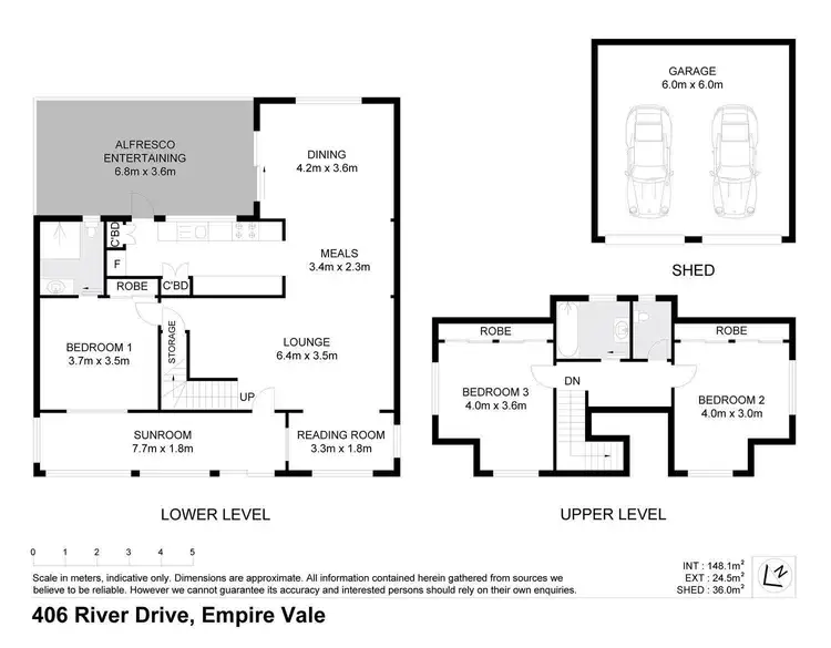 Floorplan of Homely house listing, 406 River Drive, Empire Vale NSW 2478