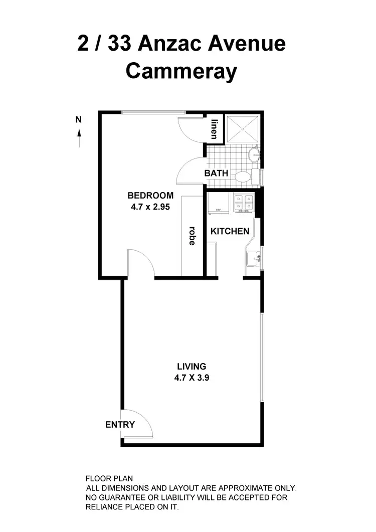 Floorplan of Homely apartment listing, 2/33 Anzac Avenue, Cammeray NSW 2062