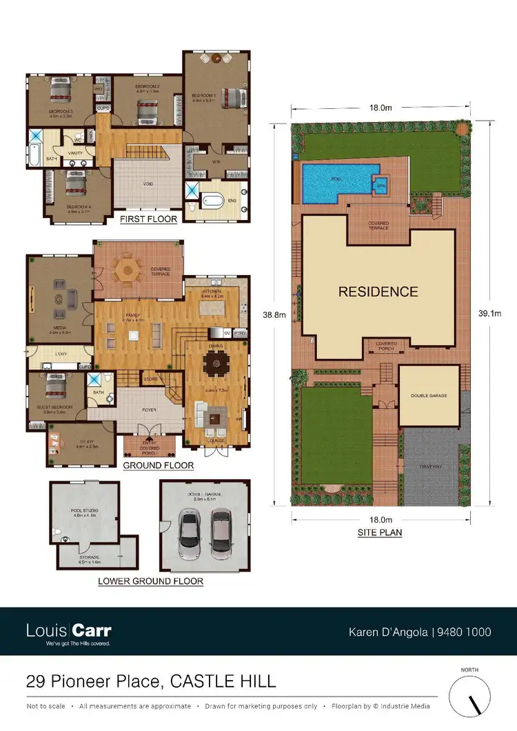 Floorplan of Homely house listing, 29 Pioneer Place, Castle Hill NSW 2154