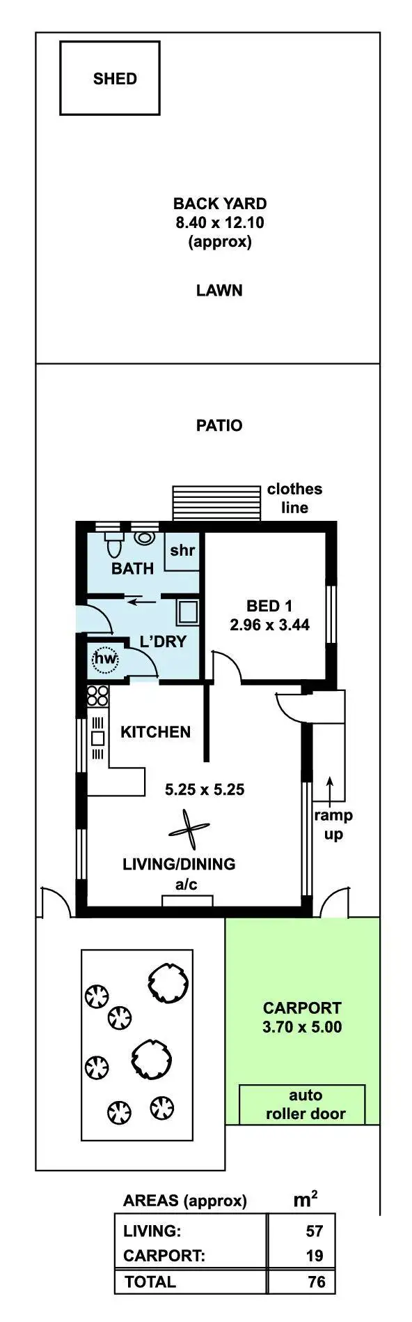 Floorplan of Homely house listing, 10A Malin Street, Semaphore Park SA 5019
