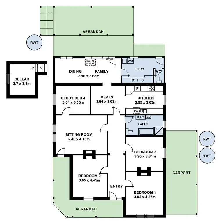 Floorplan of Homely house listing, 118 Second Avenue, Royston Park SA 5070