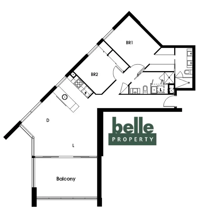 Floorplan of Homely apartment listing, 126/420 Queen Street, Brisbane City QLD 4000
