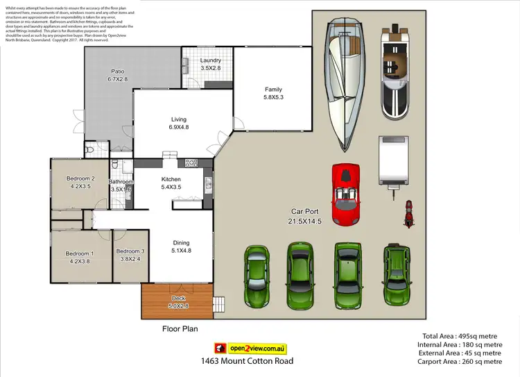 Floorplan of Homely rural property listing, 1463 Mount Cotton Road, Burbank QLD 4156