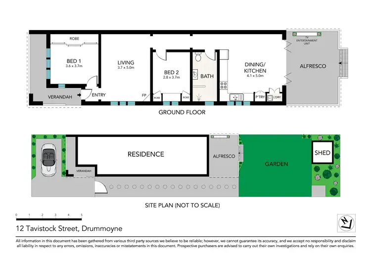 Floorplan of Homely house listing, 12 Tavistock Street, Drummoyne NSW 2047