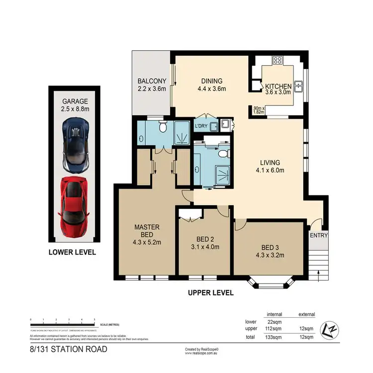 Floorplan of Homely unit listing, 8/131 Station Road, Indooroopilly QLD 4068