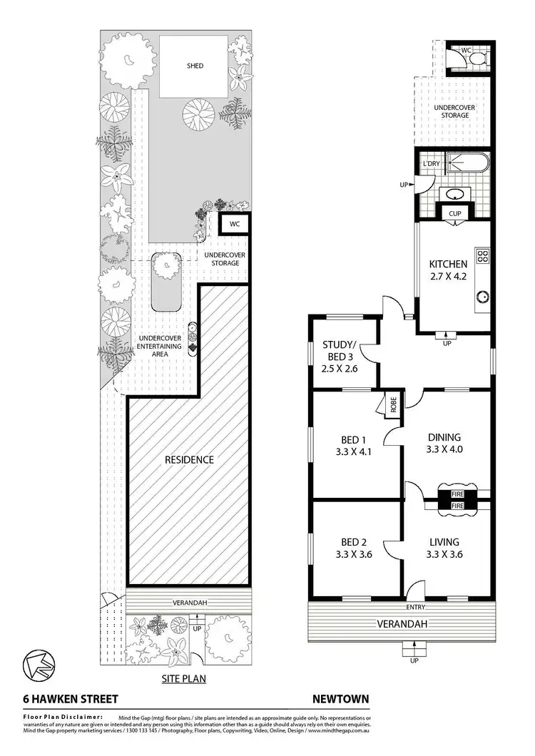 Floorplan of Homely house listing, 6 Hawken Street, Newtown NSW 2042