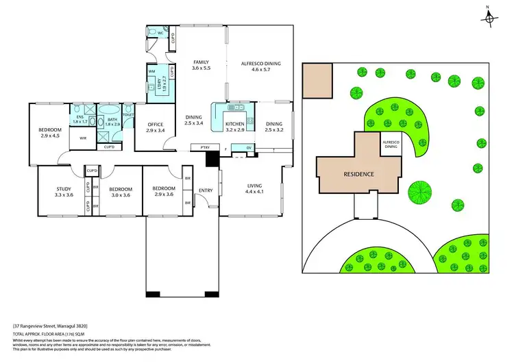 Floorplan of Homely house listing, 37 Rangeview Street, Warragul VIC 3820