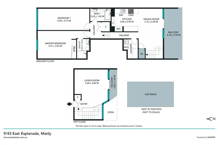Floorplan of Homely apartment listing, 9/43 East Esplanade, Manly NSW 2095